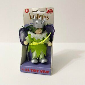 Wooden Budkins BK765 King Percival Le Toy Van Doll Damaged Box